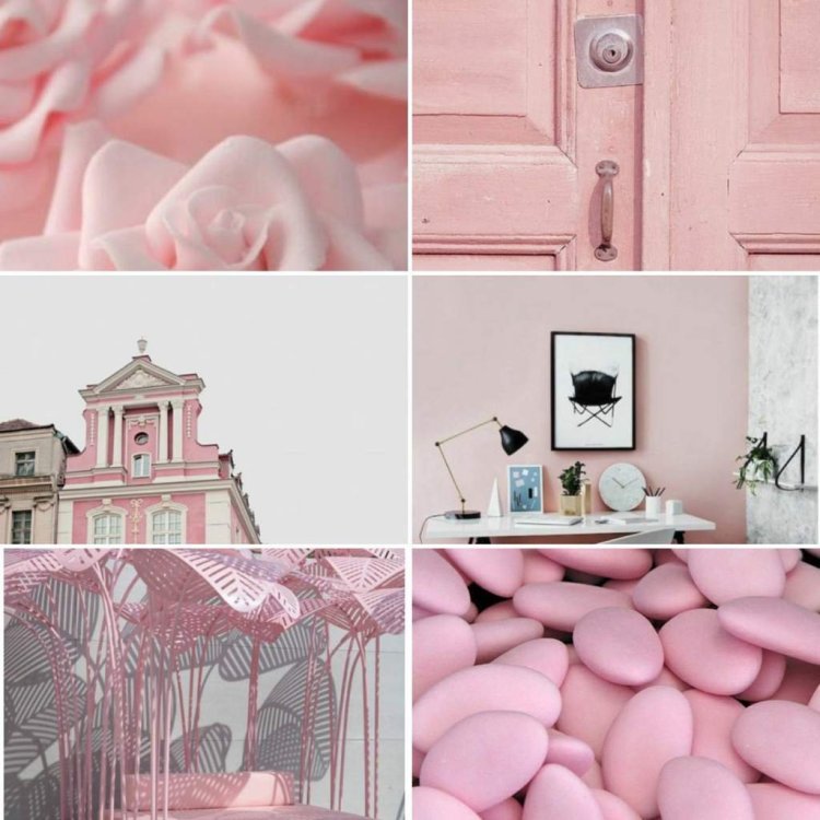 Pink collage