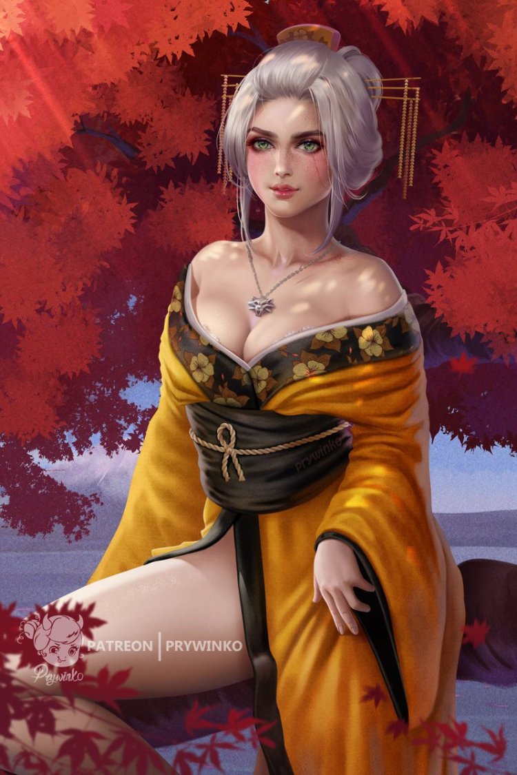 Triss Merigold Witcher 3 in linen