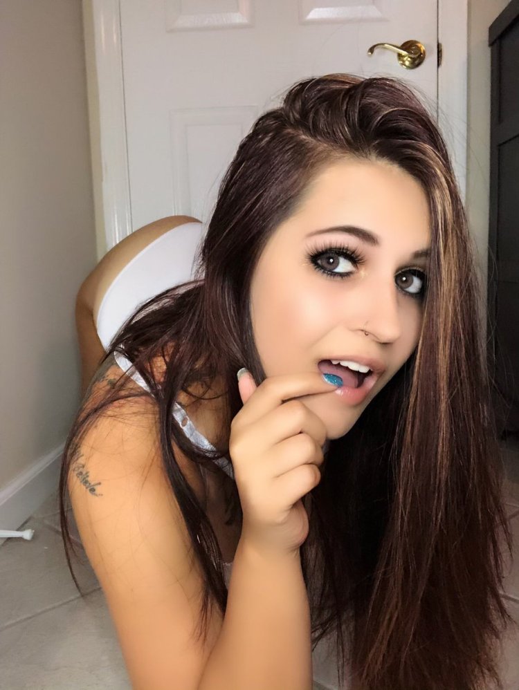 The girl's beautiful gaze