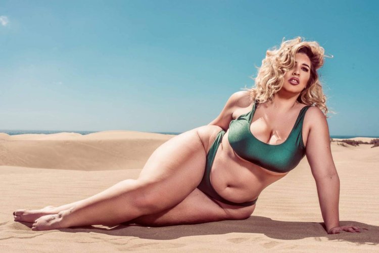 Plus-Size model Anna Krylova