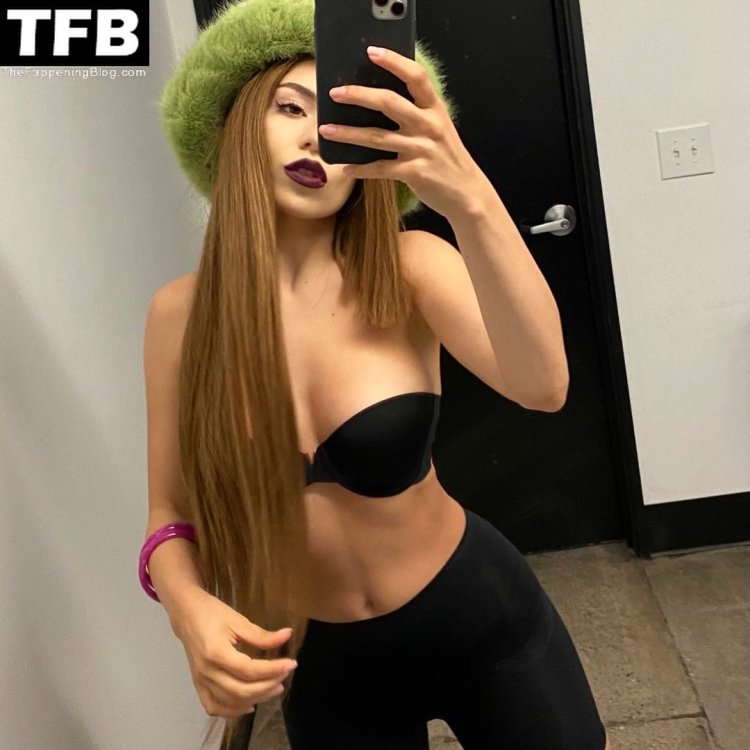 Ava Max on the beach