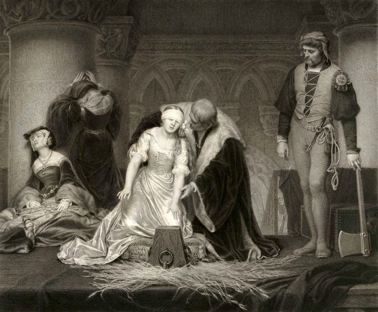 "The execution of Lady Jane Grain