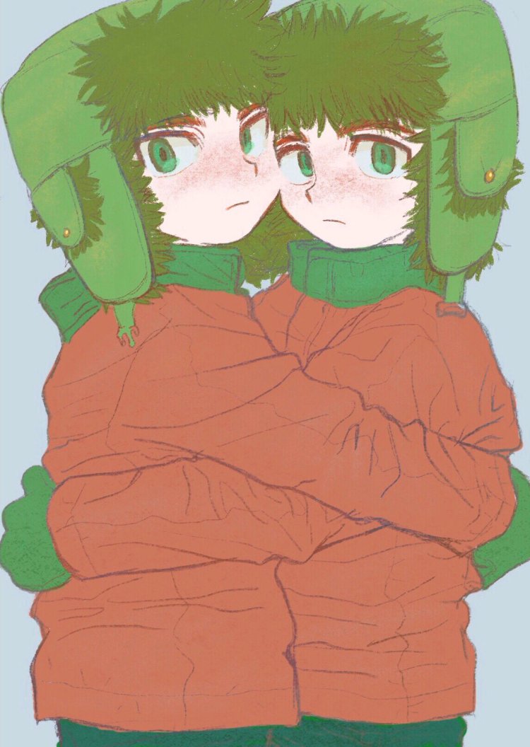 Kyle Brooflovski cries on a white background