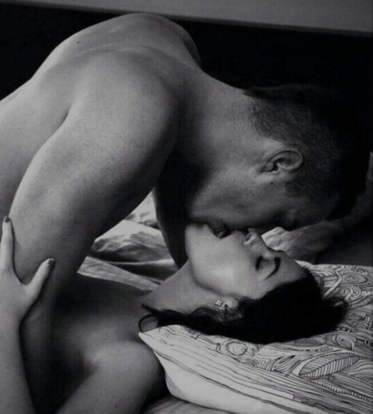 Beautiful erotic kisses
