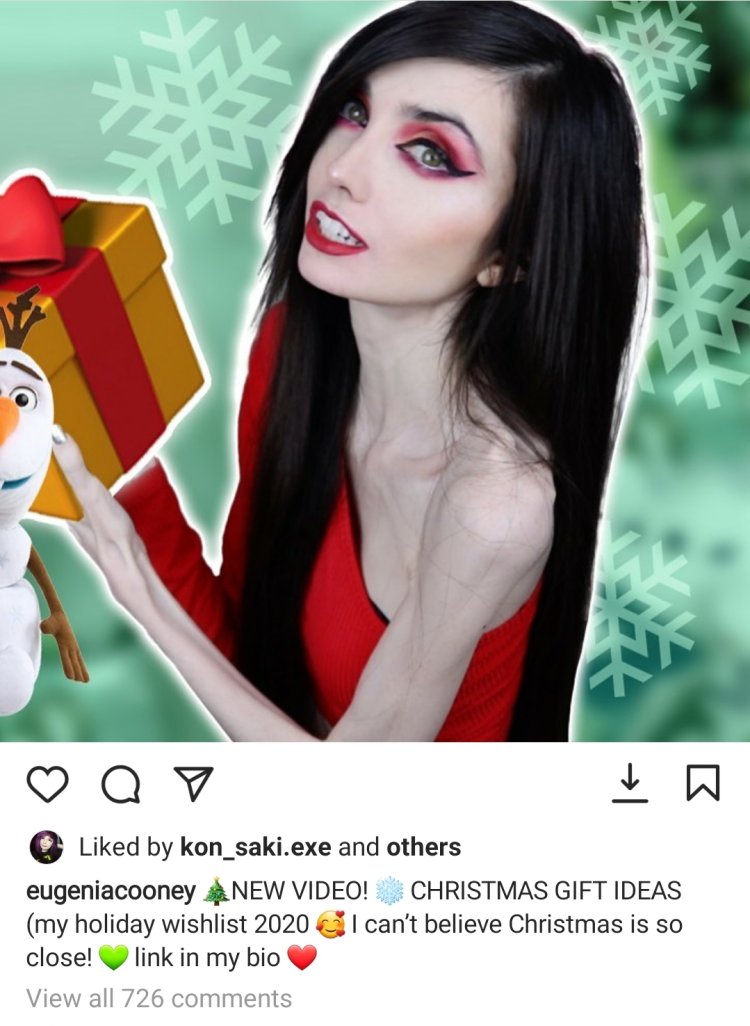 Eugenia Cooney in a swimsuit