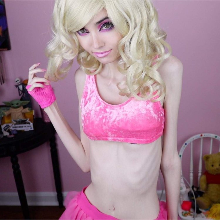 Eugenia Cooney in a swimsuit