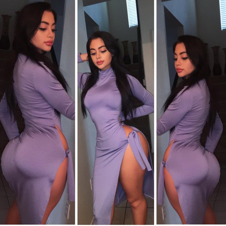 Jailyne ojeda in a dress