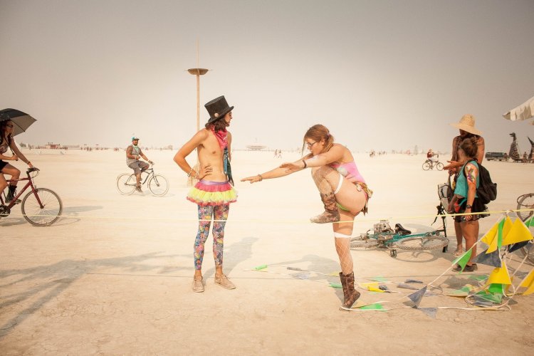 Burning man Fortune will smile