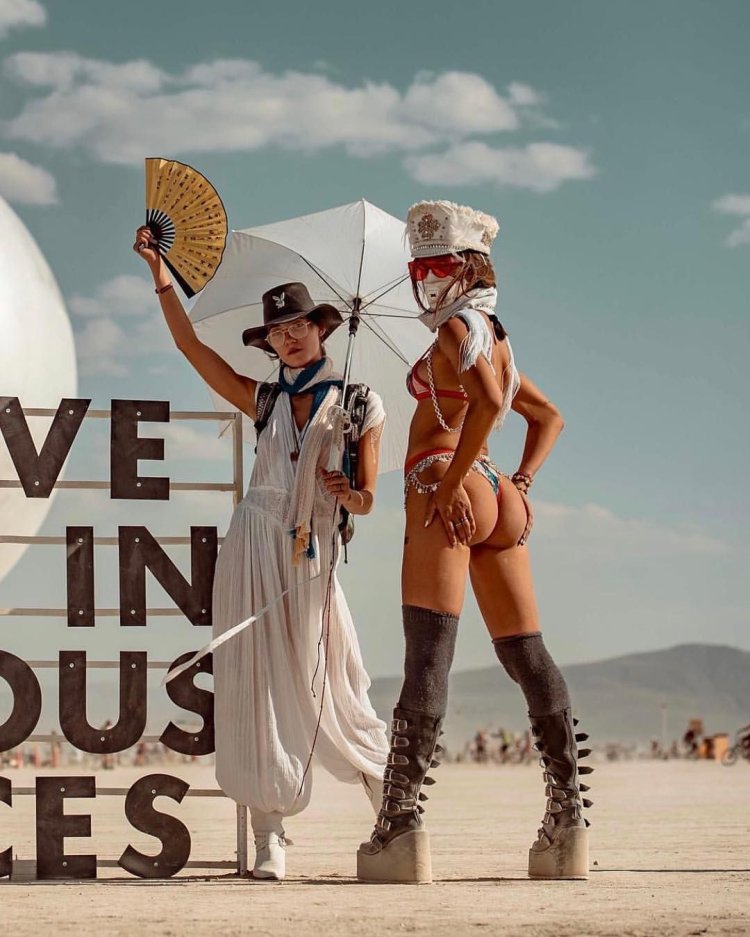 Marina Grankina Burning Man Nude