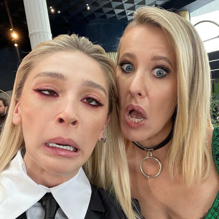 Nastya Ivleeva and Sobchak