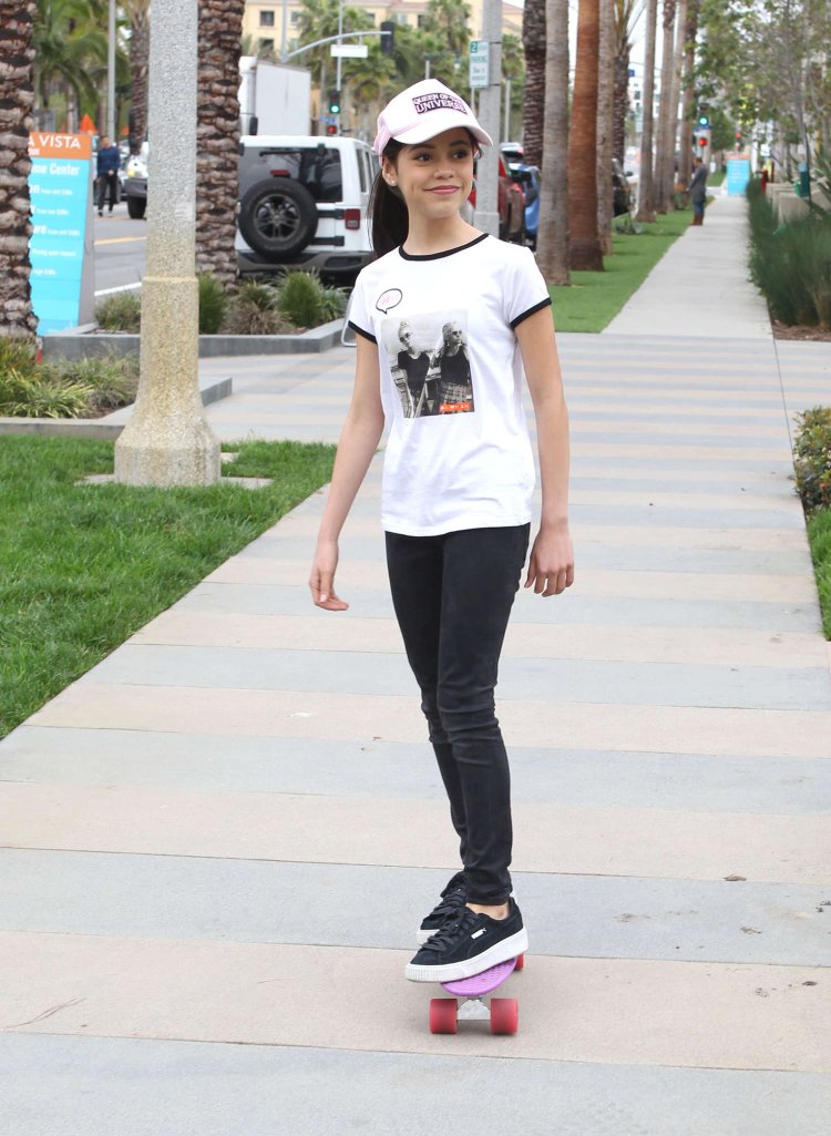 Jenna Ortega and Isaac Persley