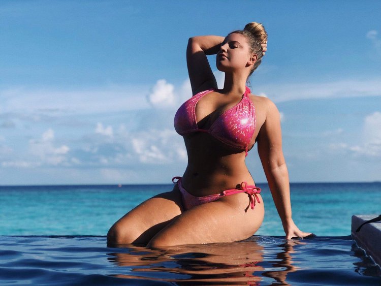 Ashley Alexis in underwear