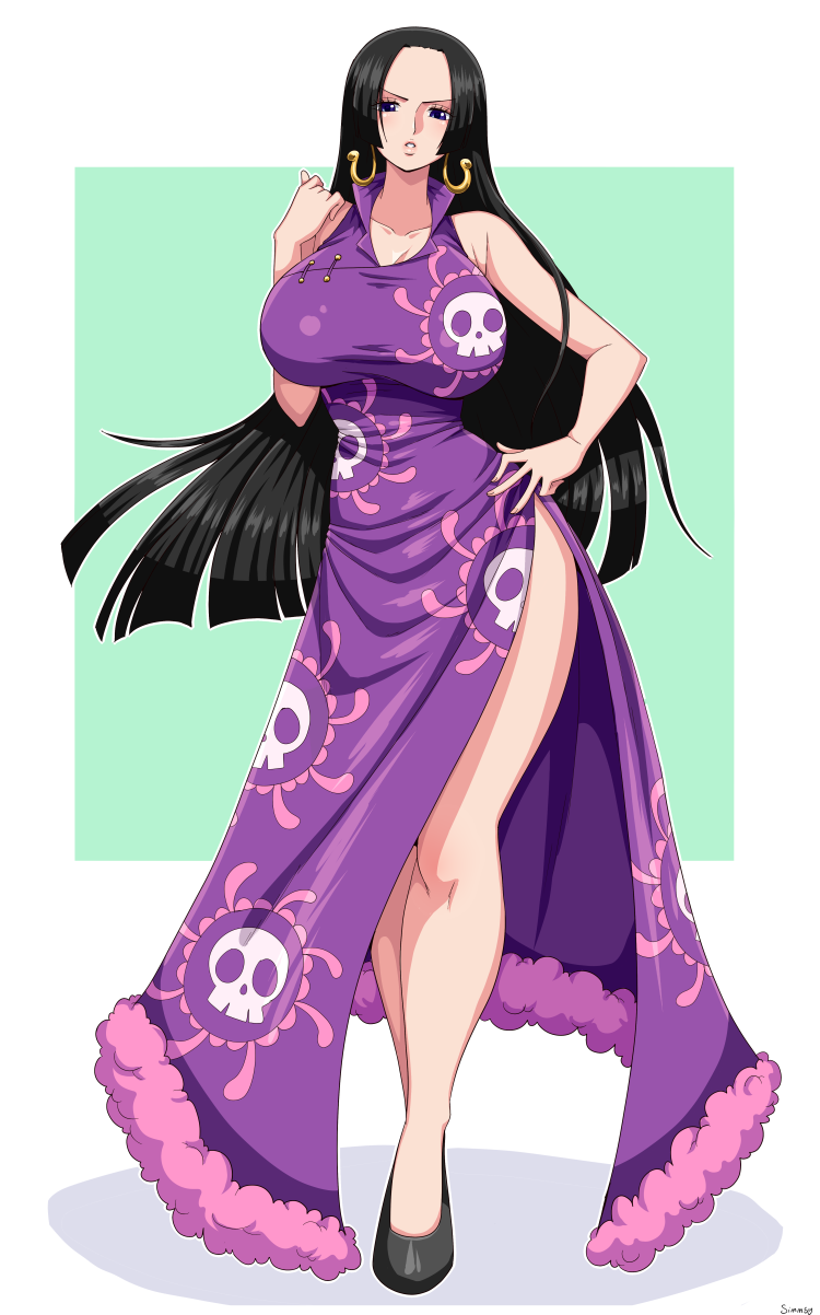 Boa Hankok and Niko Robin