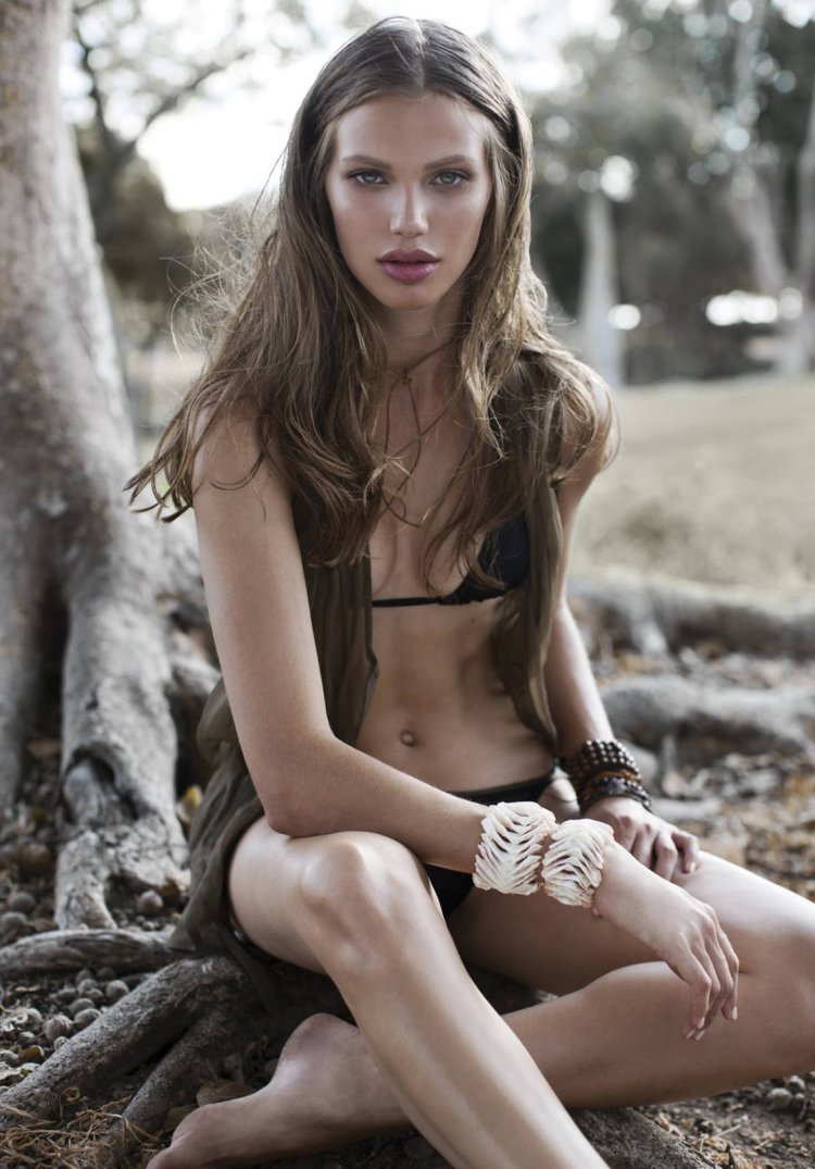 Nibar Madar in a swimsuit