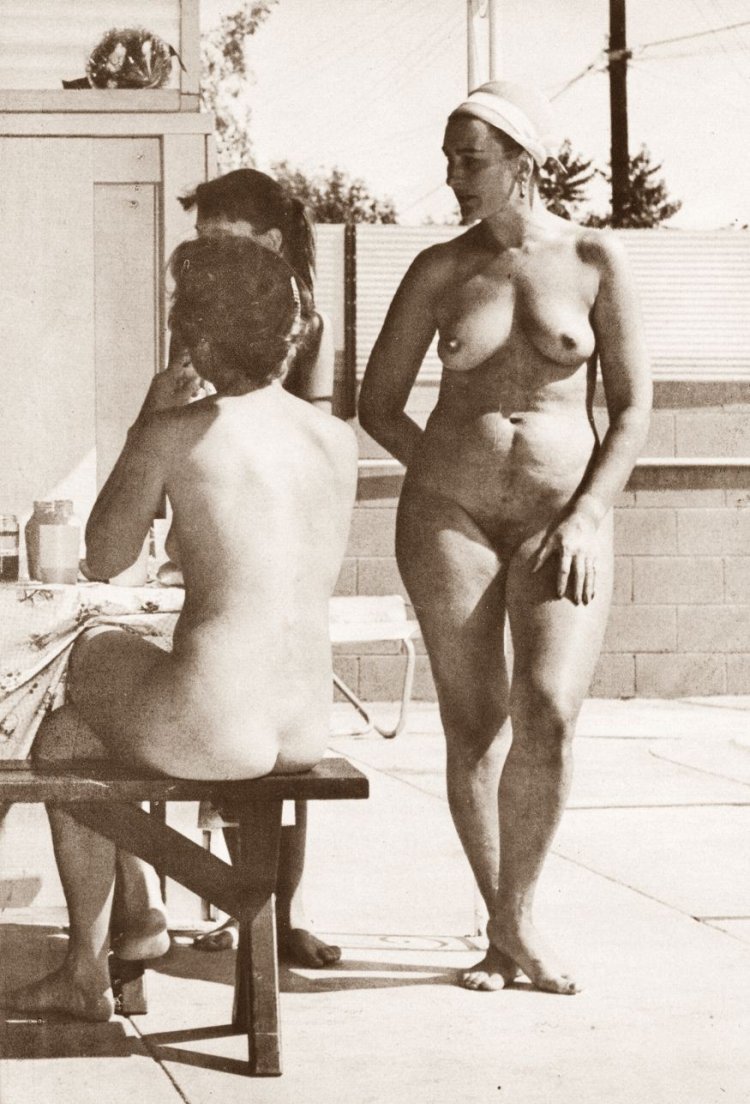 Retro nudist families