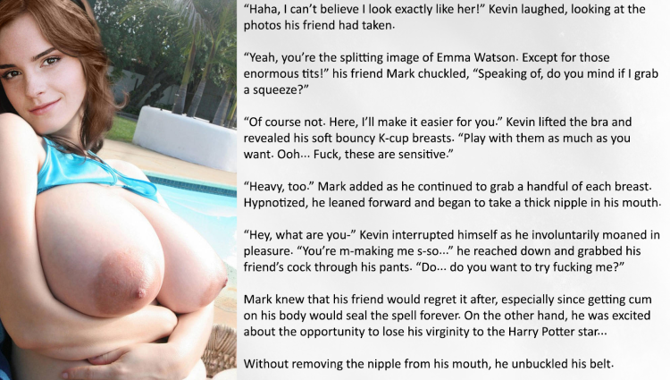 TG Captions Bimbo Mom boobs