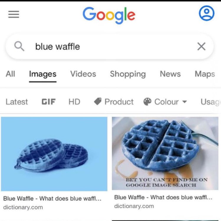 Blue waffles