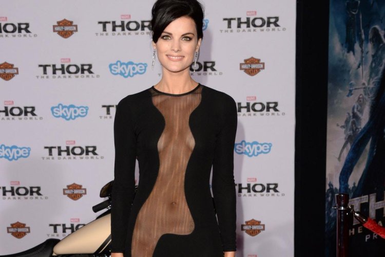 Jamie Aleksander in a swimsuit