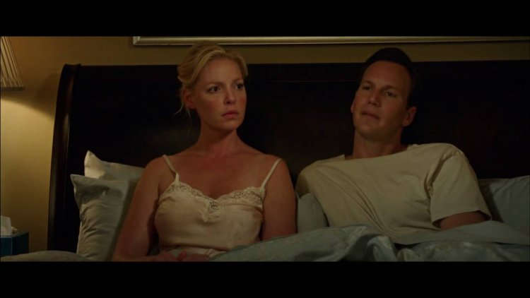 Katherine Heigl films in underwear