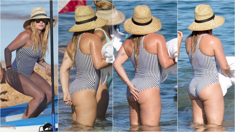 Hilary Duff in a swimsuit 2018