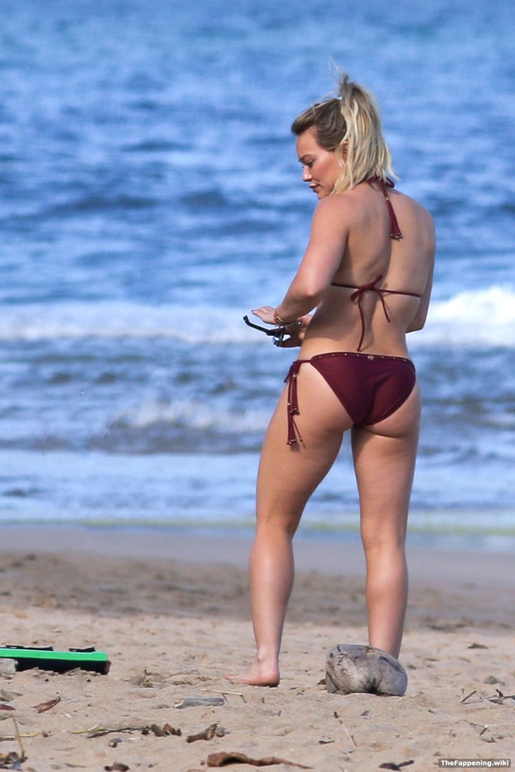 Hilary Duff in a swimsuit