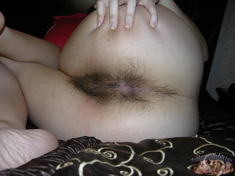 Hairy anus blonde