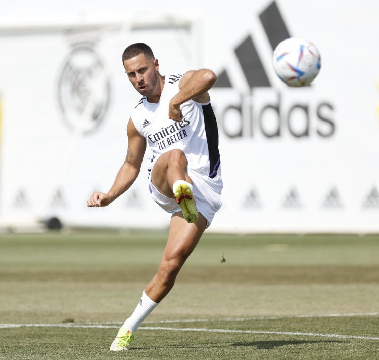 Football players in shorts