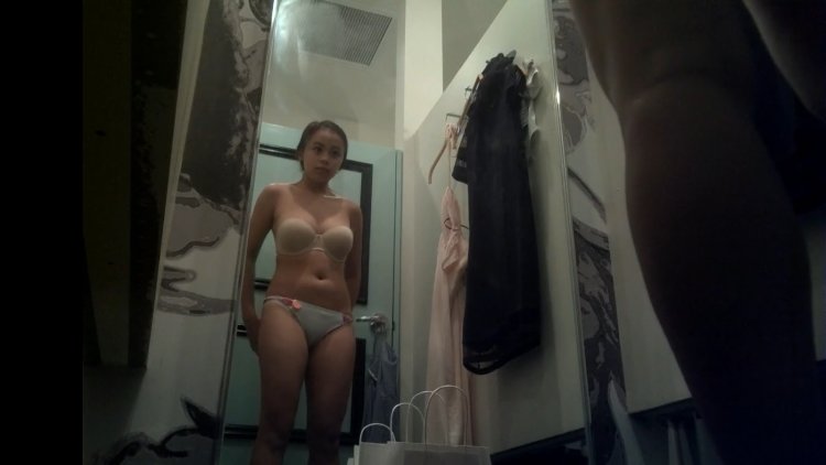 Hidden camera in the fitting room