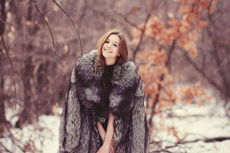 Anastasia Sotnikova Fur Coat
