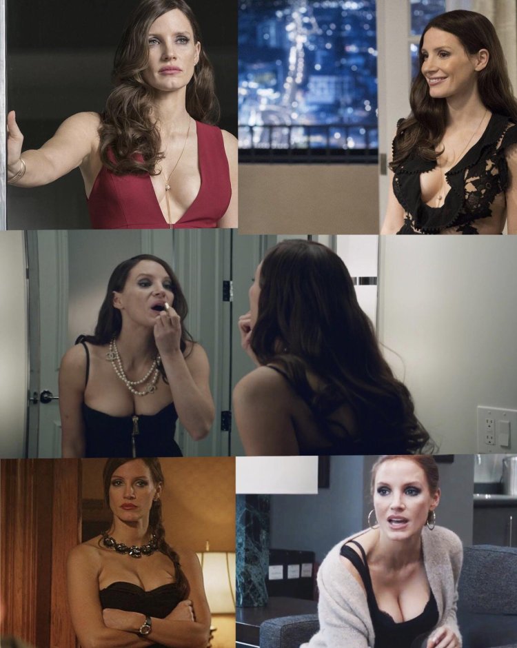 Jessica Chastain Molly Bloom drain nude