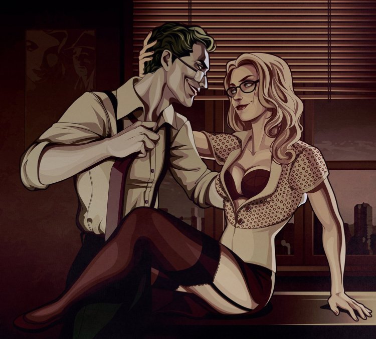 Harley Quinn and Joker Art 18