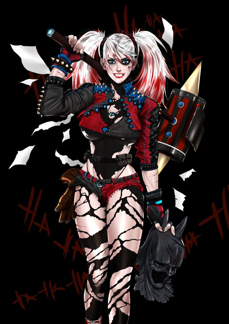 Harley Quinn photo shoot