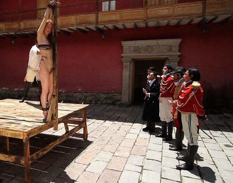 Public flogging of girls