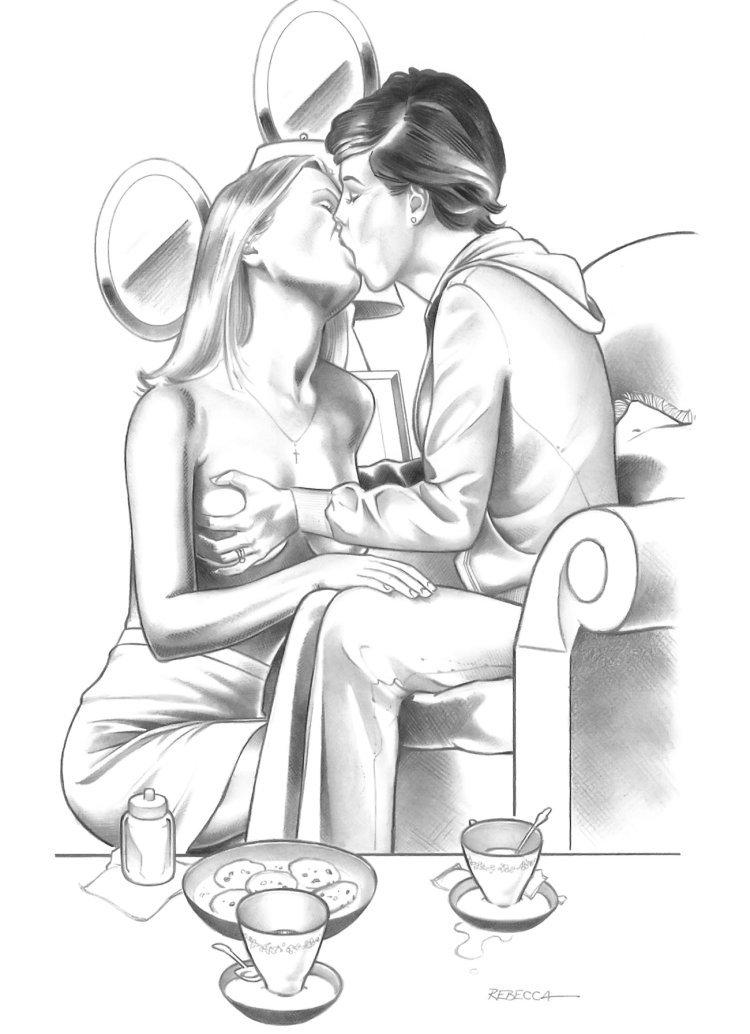 Mature brunette in panties