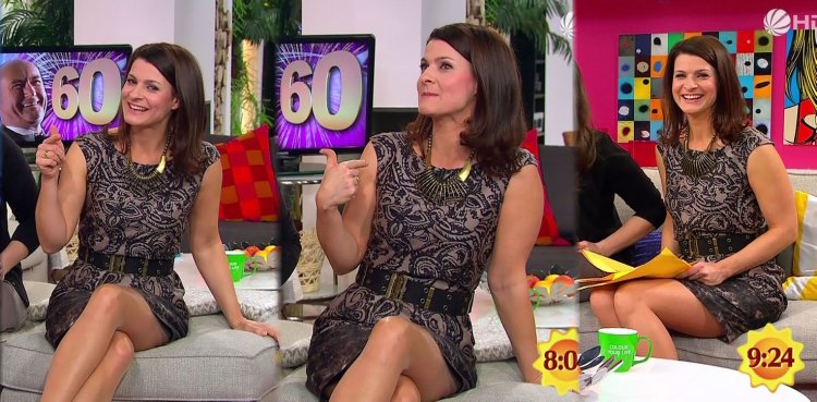 Marlene Lufen in a swimsuit