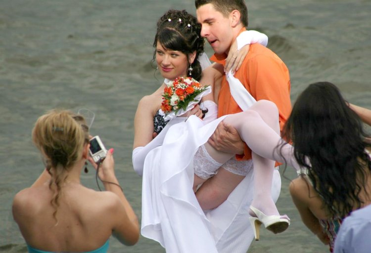 Photo Dress and Undress Bride Wedding Sex