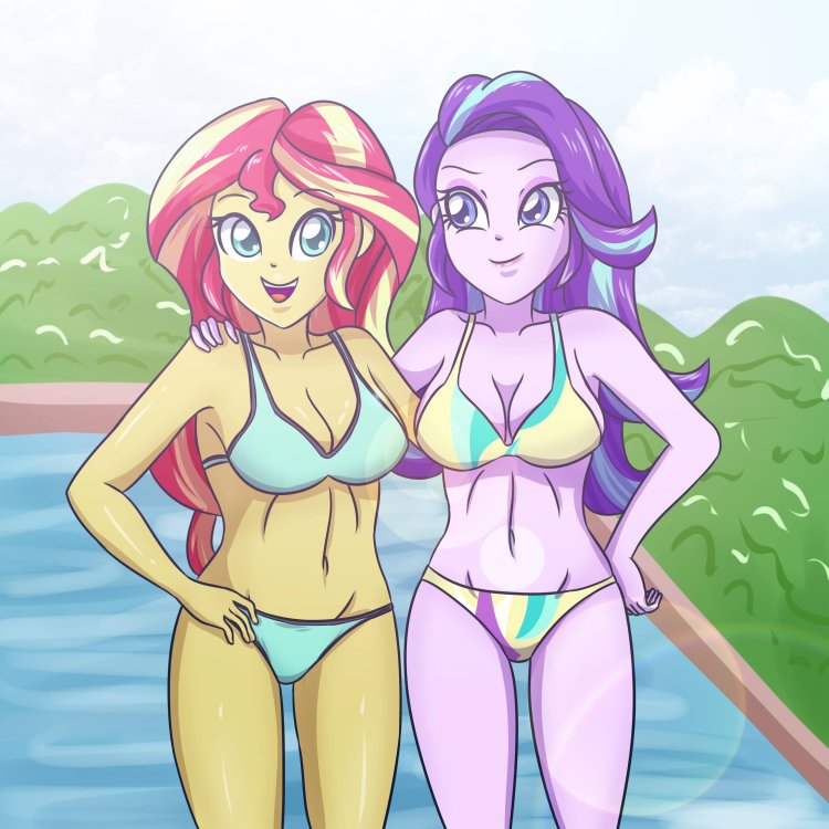 Starlight glimmer in a swimsuit