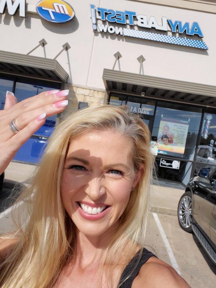 Beautiful waitress in tightening