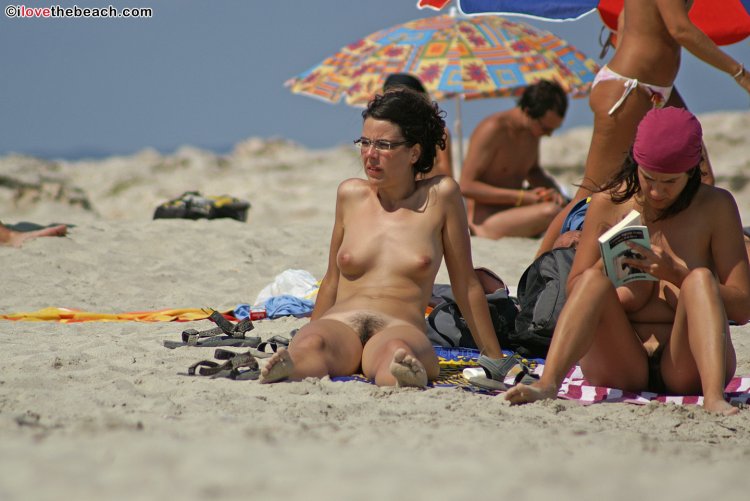 Girls on a nudian beach