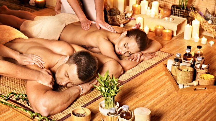 Tantric massage to a woman