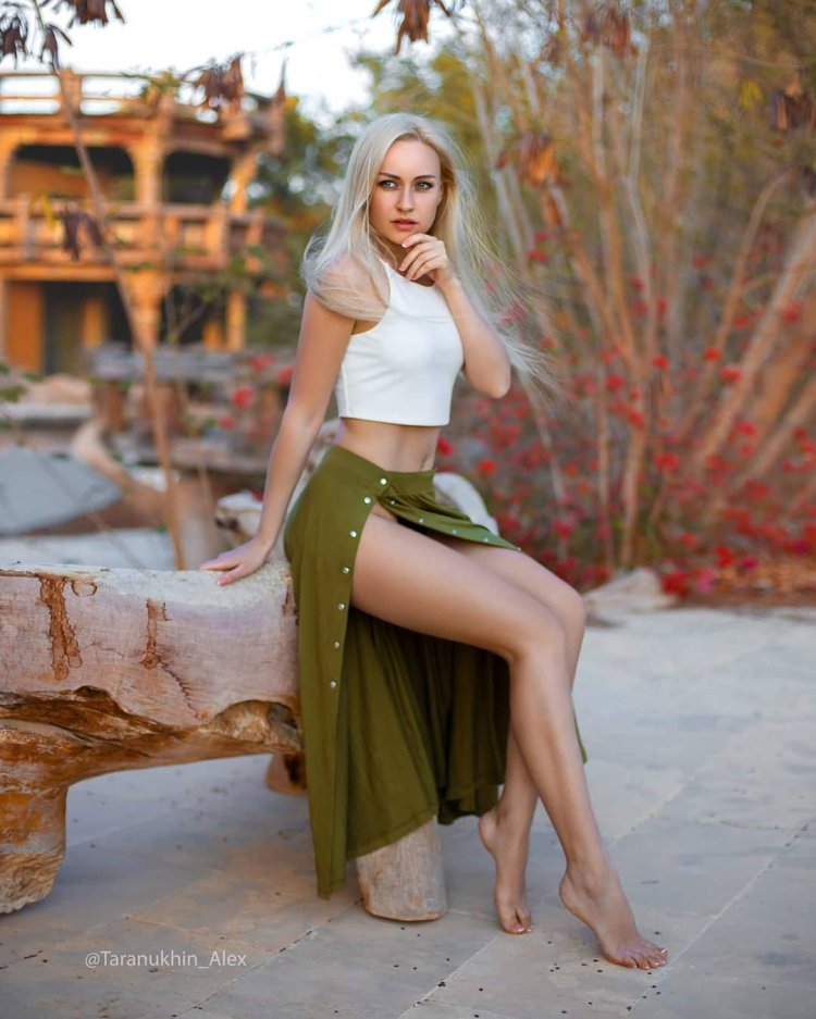 Fashion model Evgenia Taranukhina