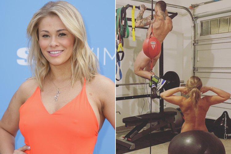 Page UFC fighter with her husband