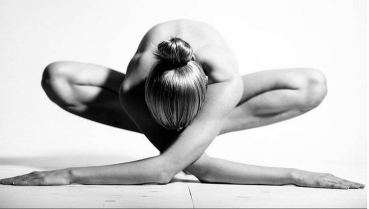 Beautiful yoga girl