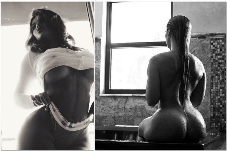 Anastasia Kvitko in the gym