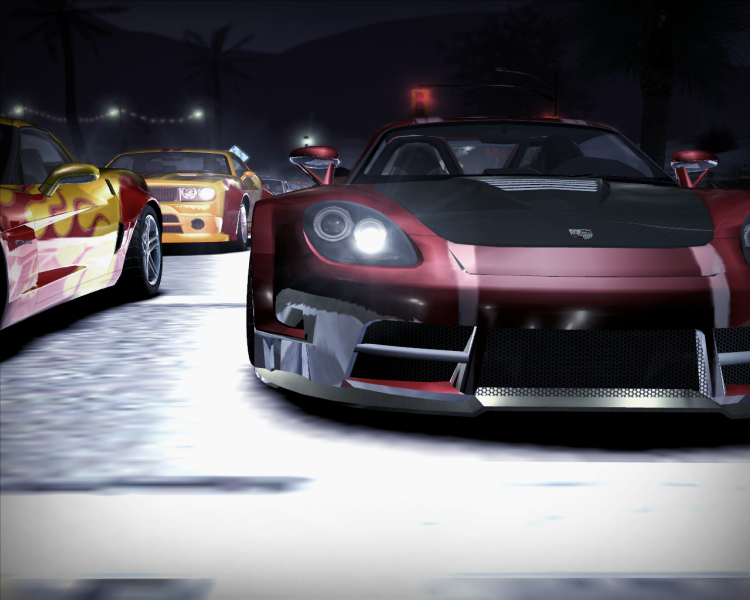 Cars from the game Need for Speed Carbon