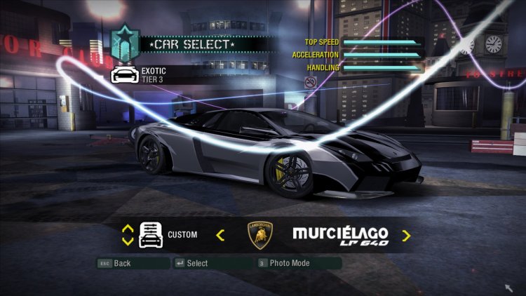 NFS Carbon Battle Royale Cars