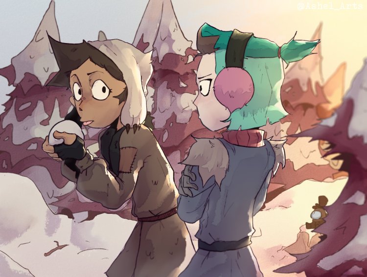 The Owl House Luz X Hunter