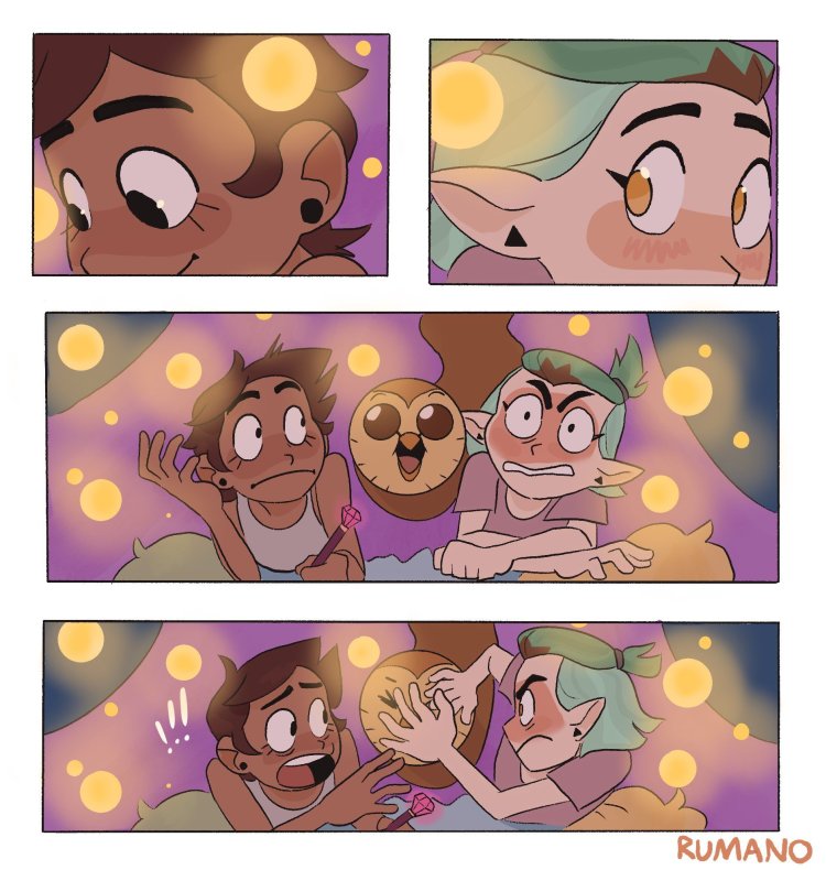 House of owls of Luz and Emiti comics