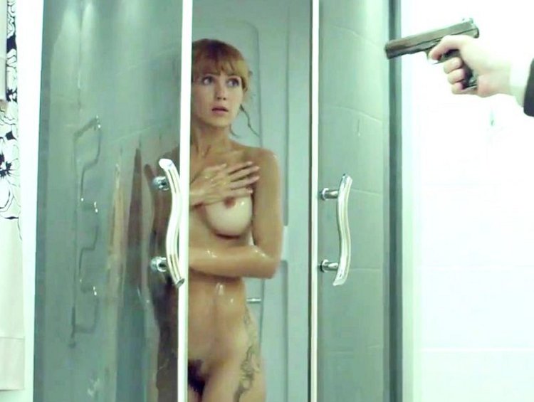 Ekaterina Klimova naked in the bathroom