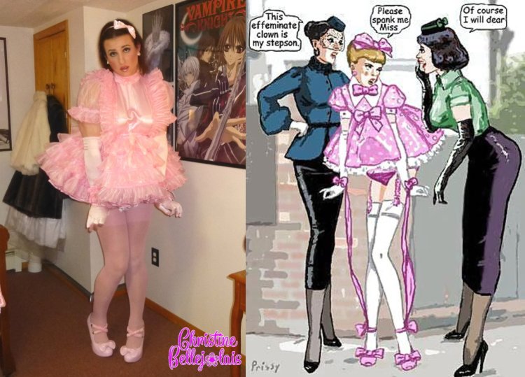 Photo shoot in the Sissy style